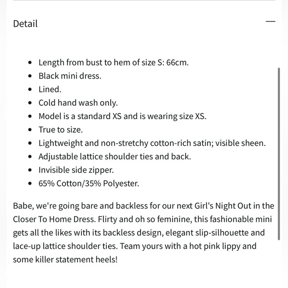 Hello Molly BLACK Closer to Home Dress - Picture 7 of 8